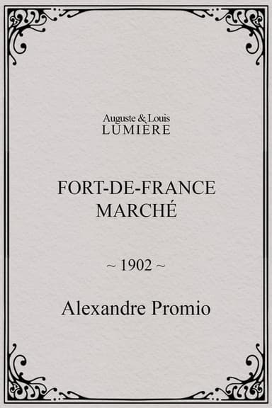 Fort-de-France : marché poster