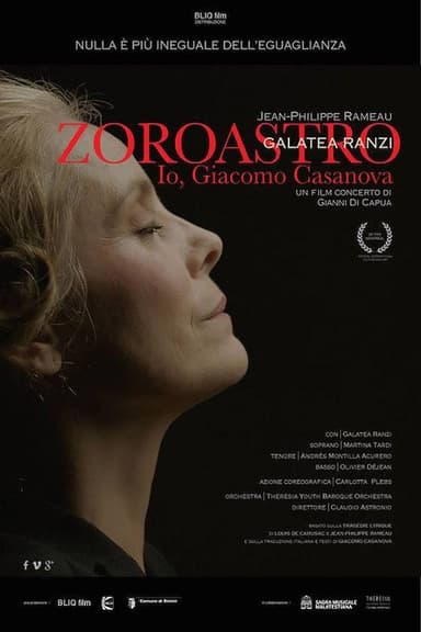 Zoroastro. Io, Giacomo Casanova. poster