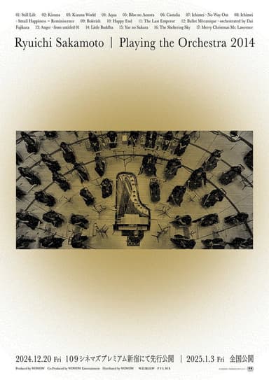 Ryuichi Sakamoto | Playing the Orchestra 2014 poster