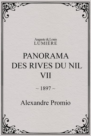 Panorama des rives du Nil, [VII] poster