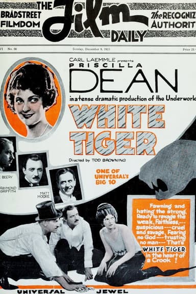 White Tiger poster