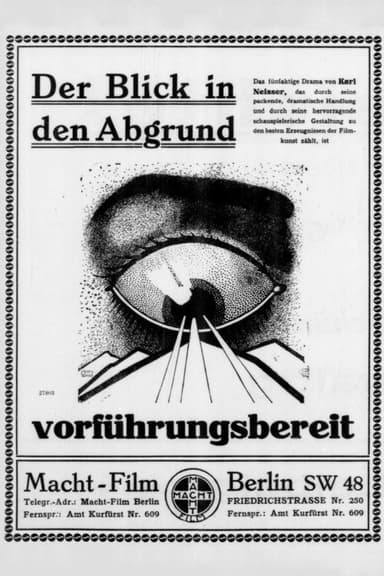 Der Blick in den Abgrund poster