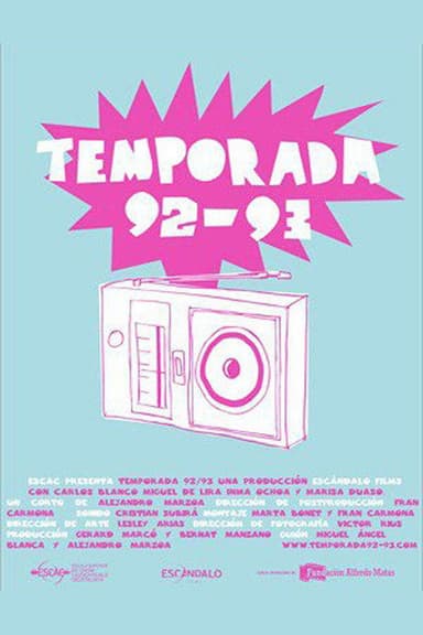 Season 92-93 poster