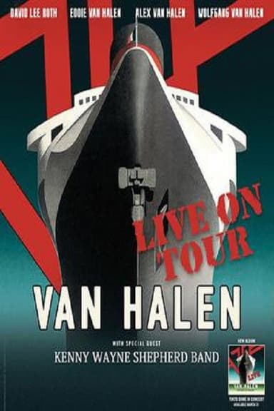 Van Halen Tour 2015 Live New Jersey poster
