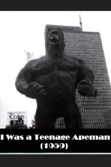 I Was a Teenage Apeman poster