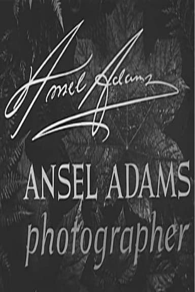 Ansel Adams, Photographer poster