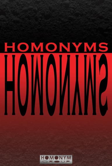 Homonyms poster