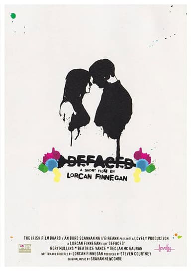 Defaced poster