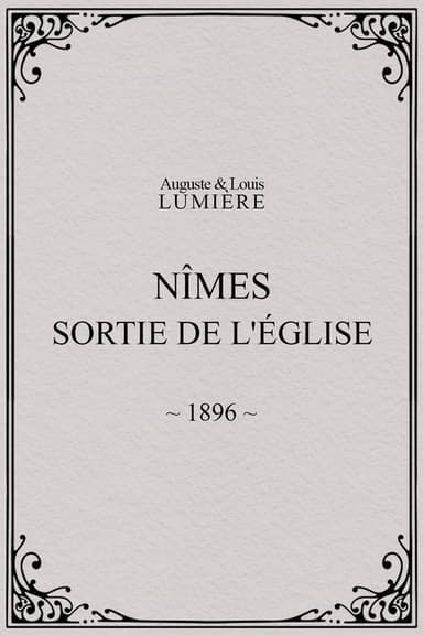 Sortie de l’église poster