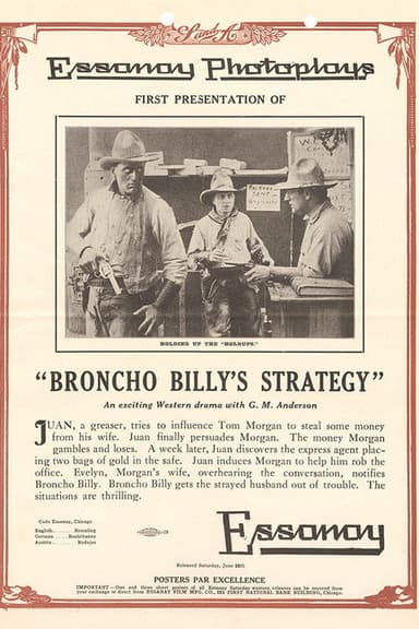 Broncho Billy's Strategy poster