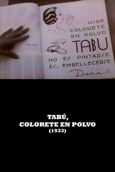 Tabú Powder Blush commercial poster