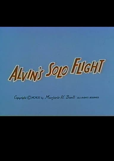 Alvin's Solo Flight poster