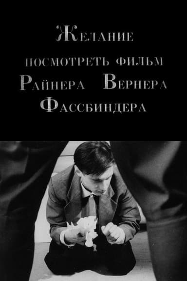 The Desire to See a Film of Rainer Werner Fassbinder poster