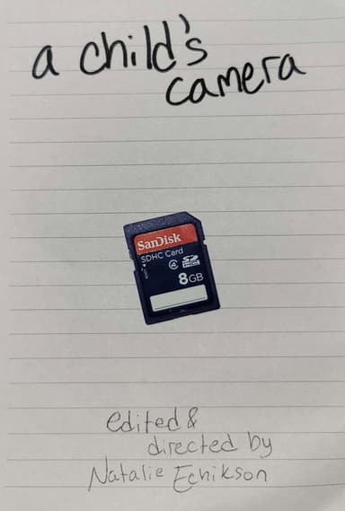 A Child's Camera poster
