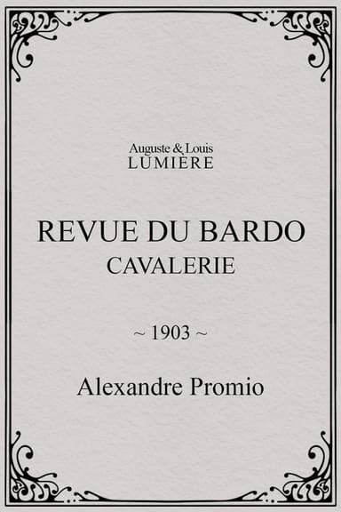Revue du Bardo : cavalerie poster