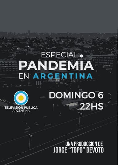 Pandemia en Argentina poster