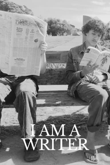 I AM A WRITER poster