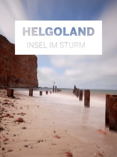 Helgoland - Insel im Sturm poster