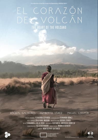 El corazón del volcán poster