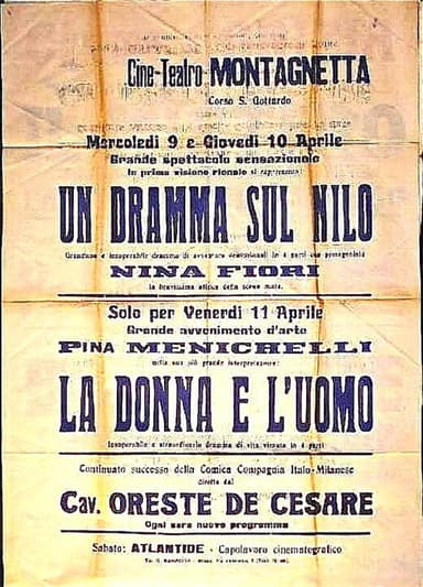 La donna e l'uomo poster