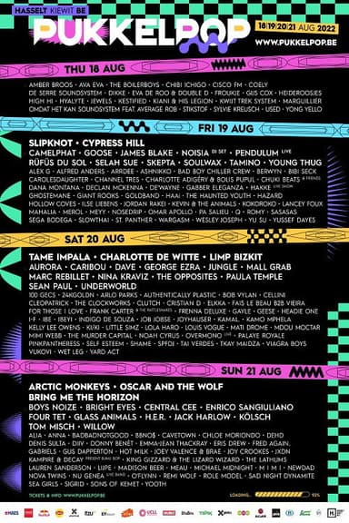 Fleddy Melculy: Live at Pukkelpop poster