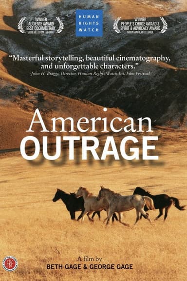American Outrage poster