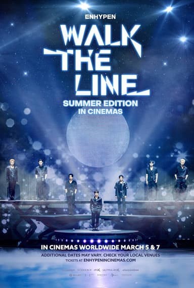 ENHYPEN [WALK THE LINE SUMMER EDITION] IN CINEMAS poster