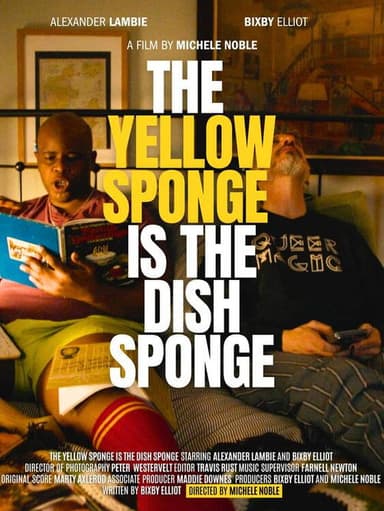The Yellow Sponge is the Dish Sponge poster