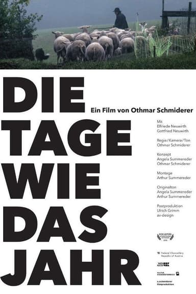 Die Tage wie das Jahr poster