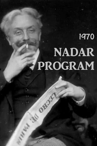 Programme Paul Nadar (1896-1898) poster