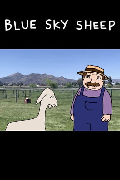 Blue Sky Sheep poster