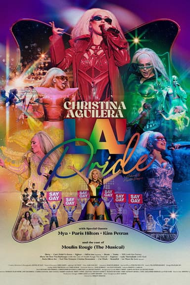 Christina Aguilera - LA Pride poster