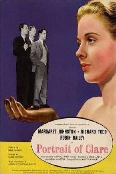 Portrait of Clare poster