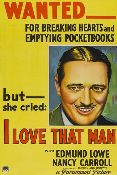 I Love That Man poster