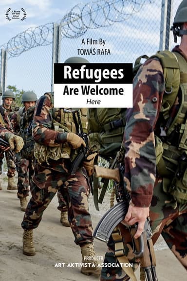 Refugees Are Welcome Here poster