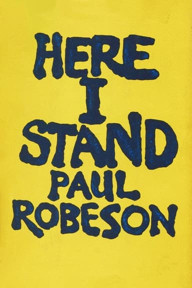 Paul Robeson: Here I Stand poster