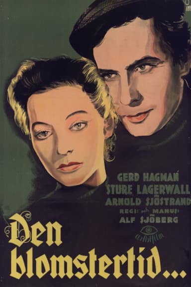 Den blomstertid... poster