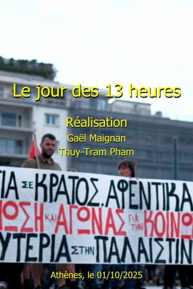 Le jours des 13 heures poster