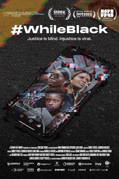 #WhileBlack poster