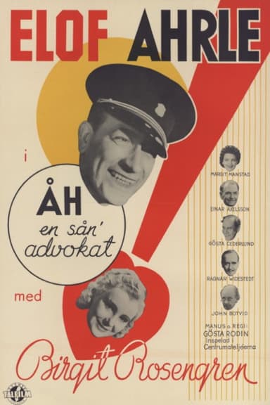 Åh, en sån' advokat poster