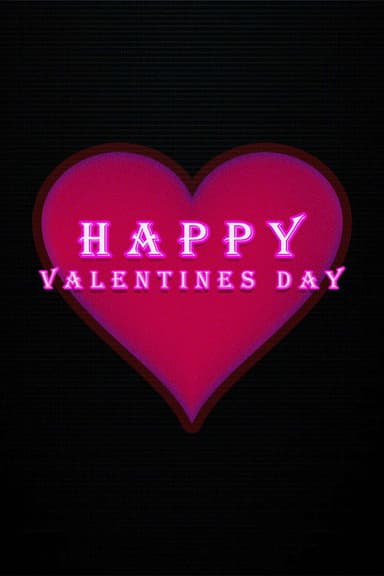 Happy Valentines Day poster