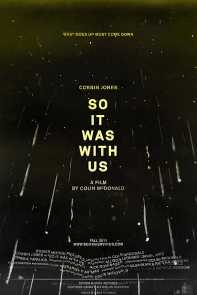 So It Was With Us poster