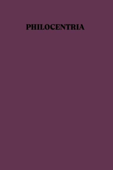 Philocentria poster