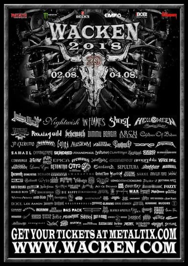 Schandmaul: Live at Wacken 2018 poster