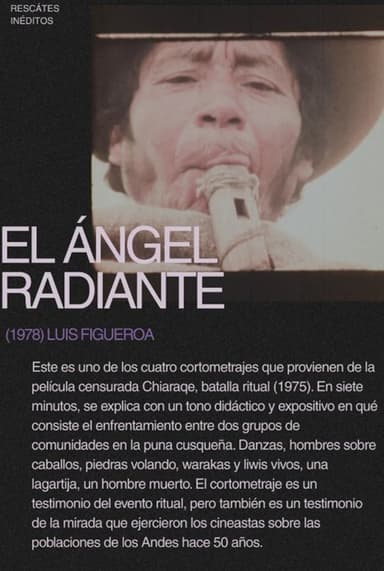 El ángel radiante poster