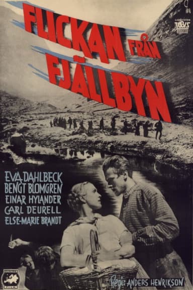 Flickan från fjällbyn poster