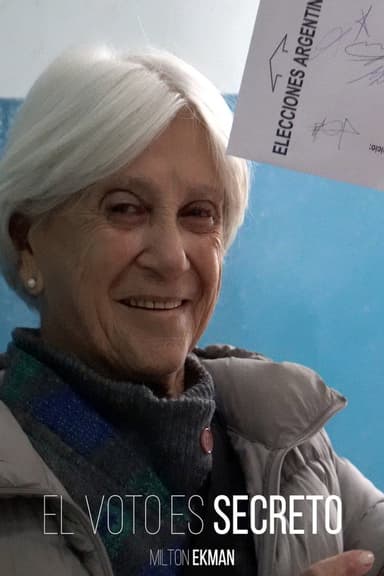 El voto es secreto poster