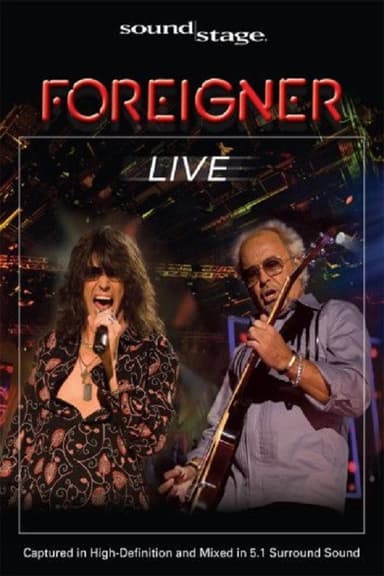 Foreigner ‎– Live poster