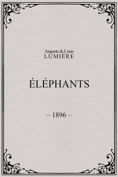 Elephants poster