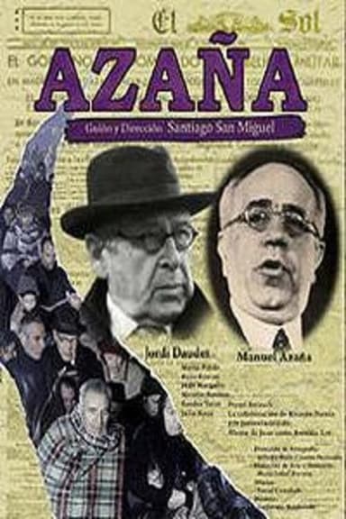 Azaña, cuatro días de julio poster
